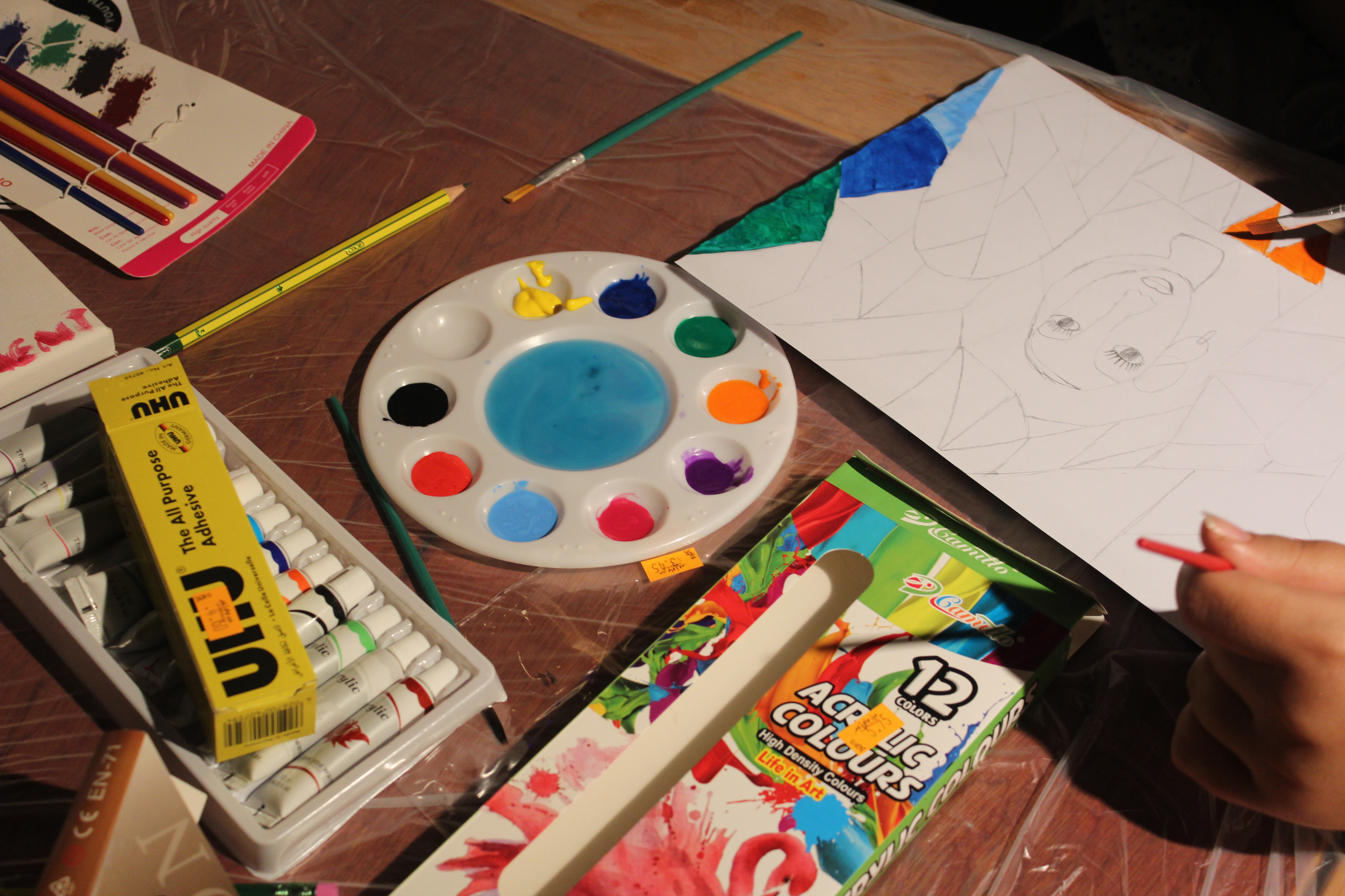Artwork created during the event