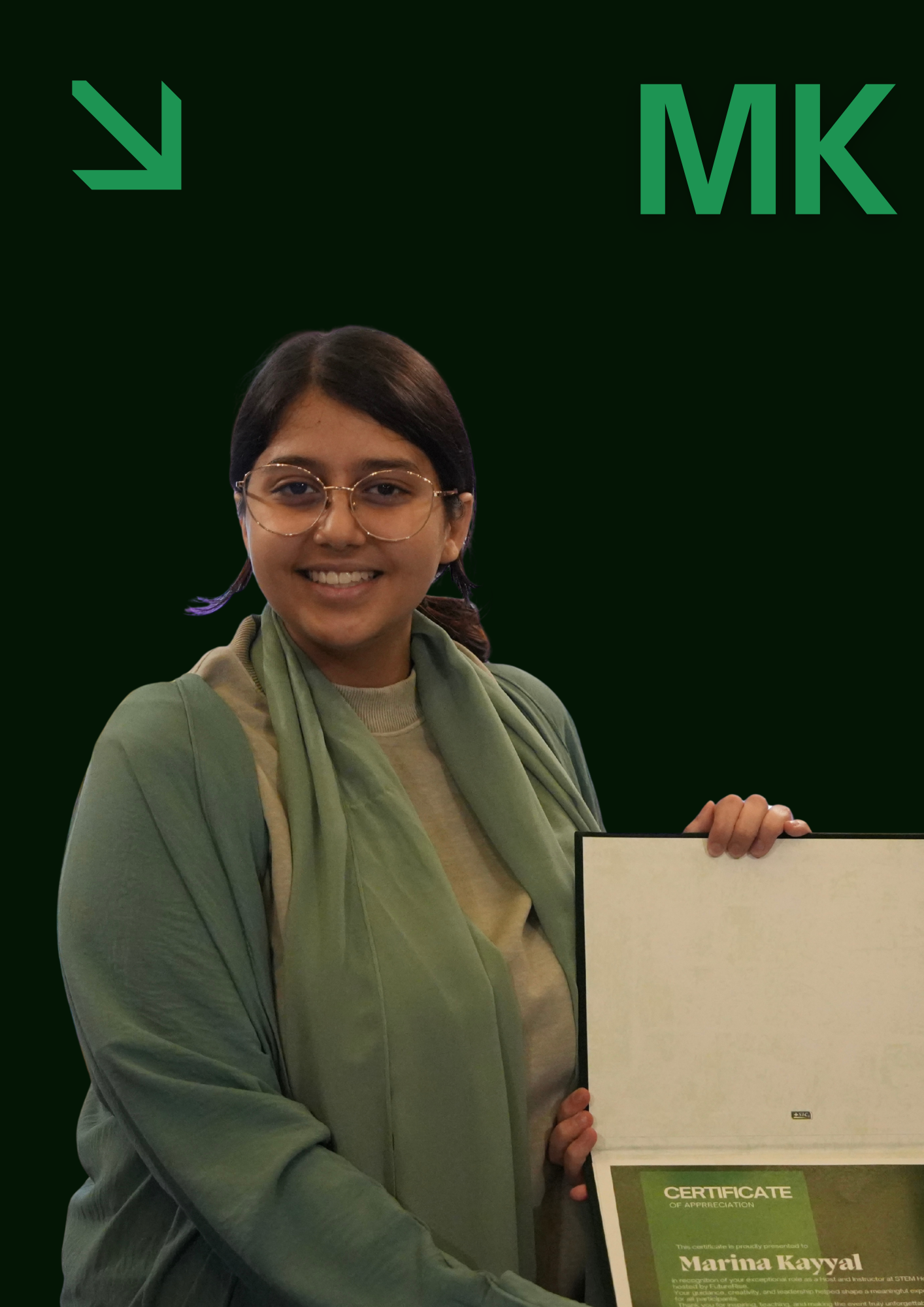 Initials placeholder for Marina Kayyal